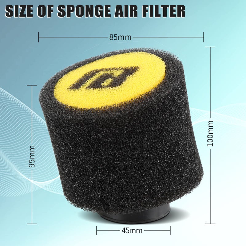NIBBI Motorcycle Carburetor  PE22mm Flange Carb for 110cc 125cc 130cc with Carb Jets  for Dirt Bike Pit Bike ATV Go karts Moped Scooter 2/4 Stroke Engine with 45mm Air Filters - Image 3